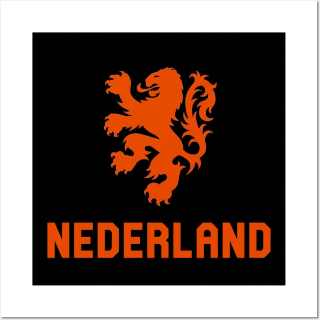 Nederland Oranje 2 Wall Art by VRedBaller